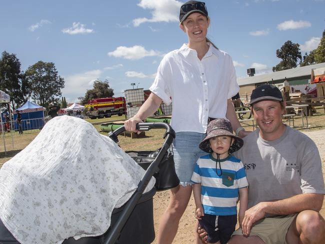 Emily Bookham, Hugh Bookham, Toby Bookham at the 2024 Swan Hill Show Picture: Noel Fisher