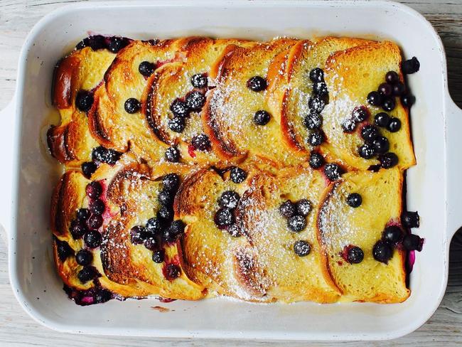 Overnight Blueberry French Toast