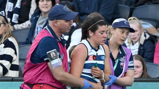 Concussion was the biggest issue facing the competition. Picture: Morgan Hancock/AFL Photos/via Getty Images