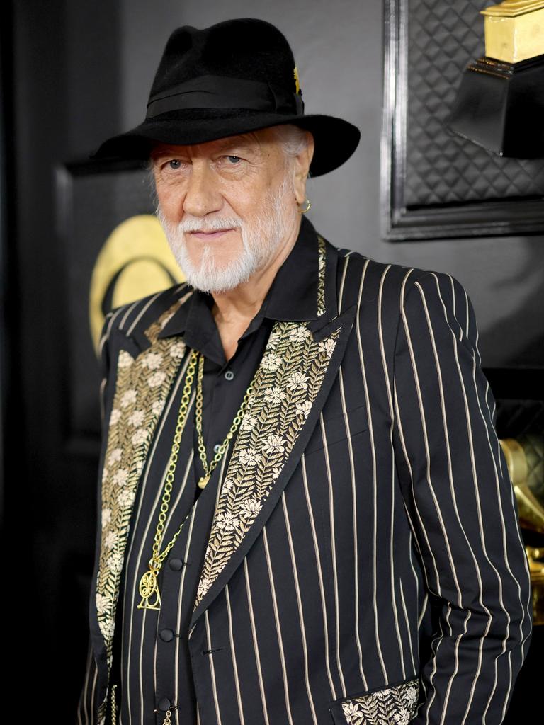 Mick Fleetwood at the Grammys this week. Picture: Getty