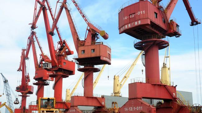 A Chinese port on the rare-earths supply chain. Picture: Wang Chun/ImagineChina