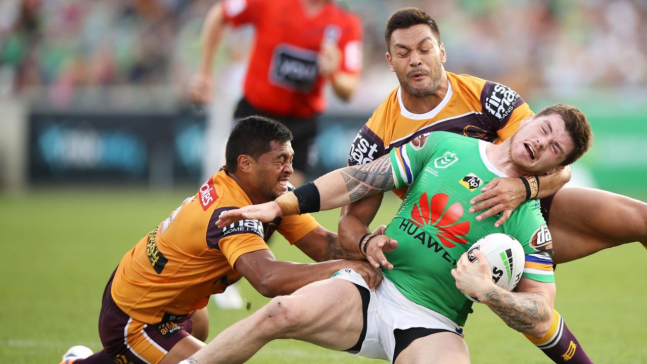 Bateman’s arrival has helped Canberra surge up the NRL ladder. (Photo by Mark Kolbe/Getty Images)