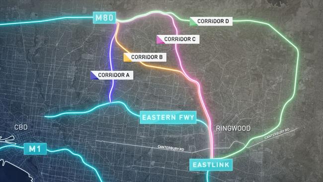 North East Link Corridor A selected by State Government | Herald Sun