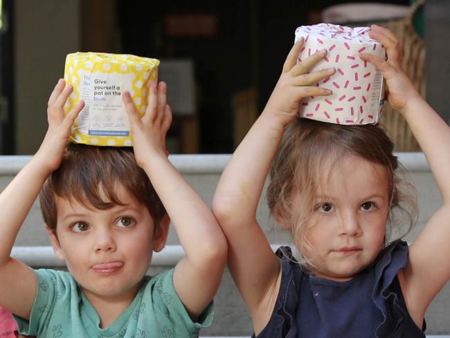 Pictured at Harbord Kindergarten in Freshwater is Chloe Cooke , Ashton Aubrey , Nixon Doig , Sienne Stephens and Izzy Burton.They have had to resort to getting their parents to bring in their own toilet rolls, baby wipes and tissues because they have little supplies left. They have been unable to get an extra supplies from supermarkets this week after reordering stock.Picture: Richard Dobson