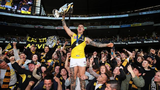 Dustin Martin’s 2017 season was priceless for the Tigers. Picture: Phil Hillyard