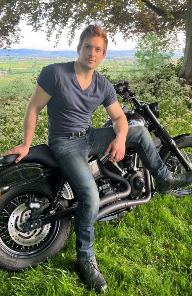 She’s now dating 27-year-old V, a vet from Romania who she met on a dating app. Picture: Instagram/Charlotte-Anne Fidler