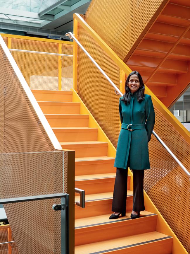 Shemara Wikramanayake at Macquarie’s headquarters in Sydney. Picture: Jonathan Cami