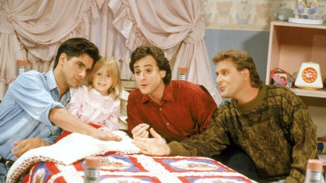 John Stamos, Mary Kate/Ashley Olsen, Bob Saget and Dave Coulier. Picture: Warner Bros./Everett Collection