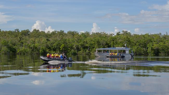 Exploring the Jardein River, Cape York.