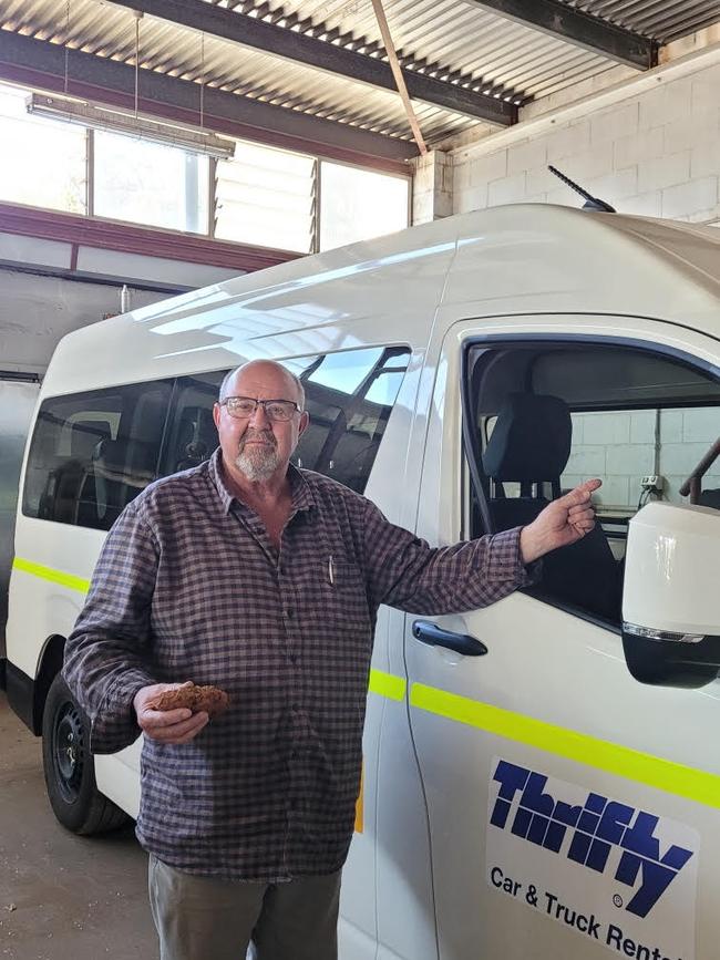 Steve Shearer manager of Thrifty Car Rental in Alice Springs