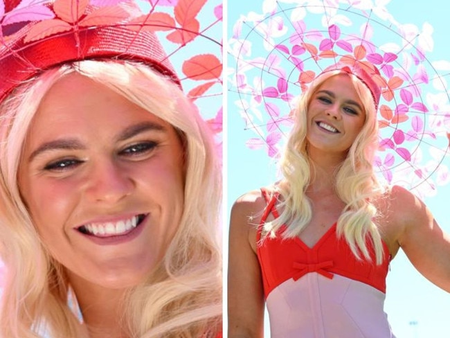 ‘Stunning’: Swimmer’s bold race day look