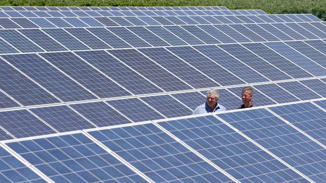 Australia needs 10 times more solar capacity than is currently being installed. Picture: Kelly Barnes/The Australian