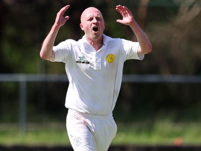 DVCA: Luke Burgoyne of Lower Eltham. Picture: George Sal