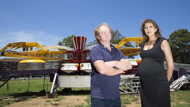 Garry O’Neill, with Sharmila Brakash, in 2015. Picture: Damian Shaw