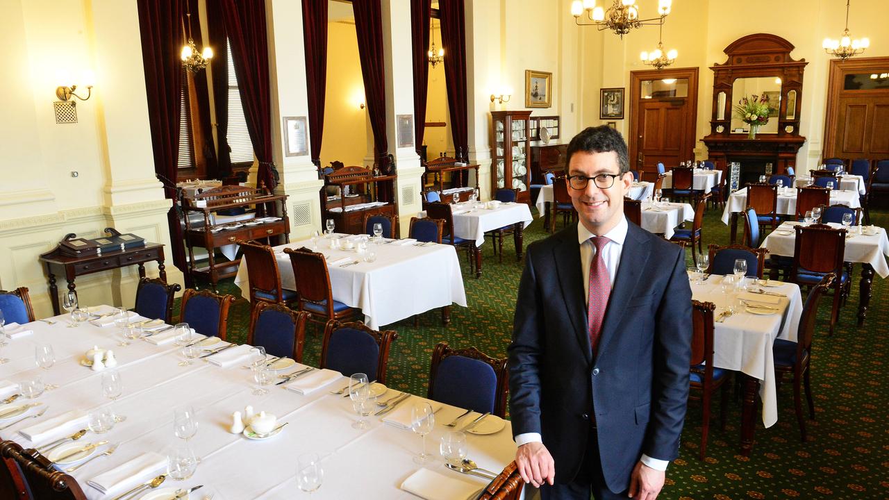 Speaker Dan Cregan in the dining room of Parliament House, North Terrace, Adelaide – Picture: Michael Marschall