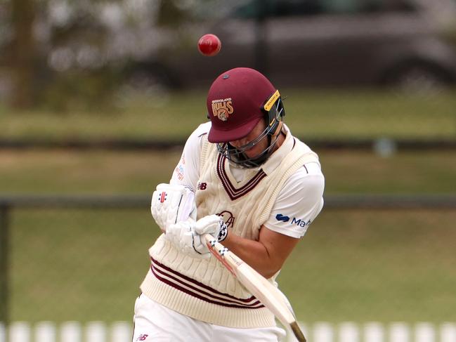 Jack Clayton batting for Queensland last summer against Victoria. Picture: Jonathan DiMaggio/Getty Images)