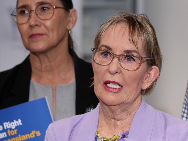 Ros Bates Shadow Minister for Health and Ambulance Services during a media conference at The Family Practice Emu Park. Picture: Liam Kidston.