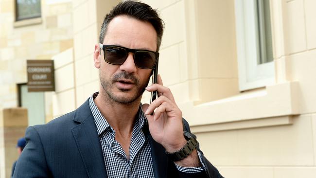 Convicted fraudster Lindsay Bassani outside the Adelaide Magistrates Court. Picture: Greg Higgs