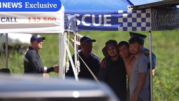 He was ‘very happy’ to be rescued after two weeks lost in dense NSW bushland. Picture: ABC/Adriane Reardon