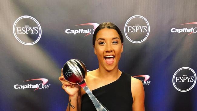 Sam Kerr at the ESPY Awards.