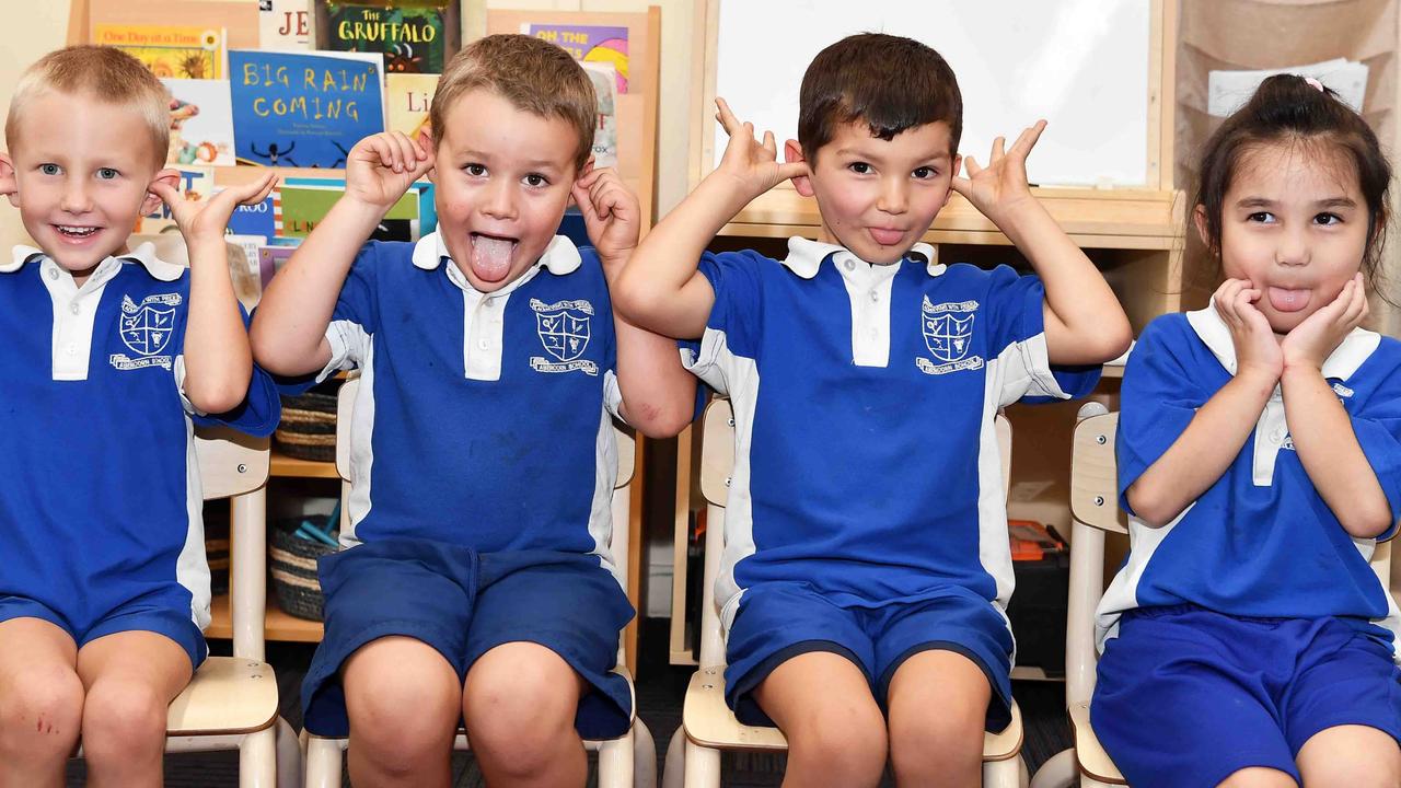 My First Year: Abercorn State School Preps, Cooper, Hardy, Byron, Scarlett. Picture: Patrick Woods.