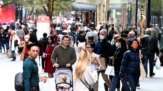 Economists and the RBA have urged Australians to halt their spending to brace for more interest rate rises. Picture: NCA NewsWire/Jeremy Piper