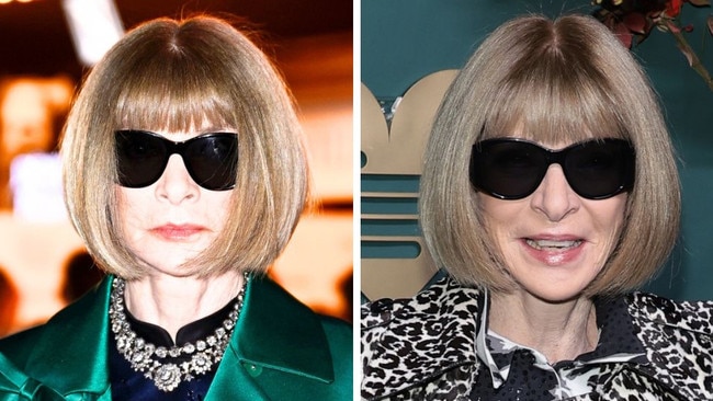 Anna Wintour is rarely seen without her sunglasses.