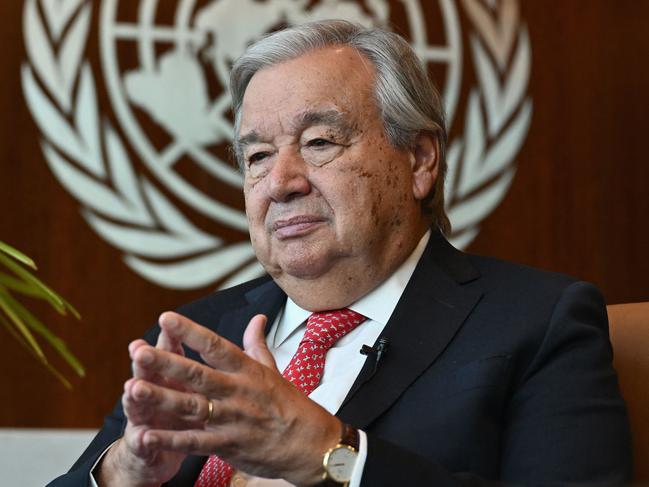 UN Secretary-General Antonio Guterres.