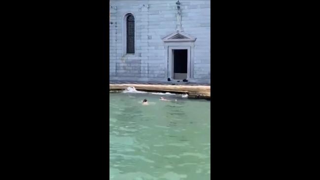 Tourists Face Bans From Venice After Swimming In Their Murky Lagoon ...