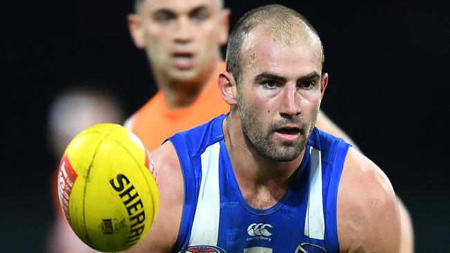 Ben Cunnington has claimed the Syd Barker Medal for North Melbourne’s best and fairest player. Picture: Getty Images