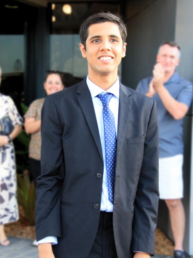 Mannan Shoree at the 2023 Bundaberg Special School formal. Image credit: Bundaberg Special School.