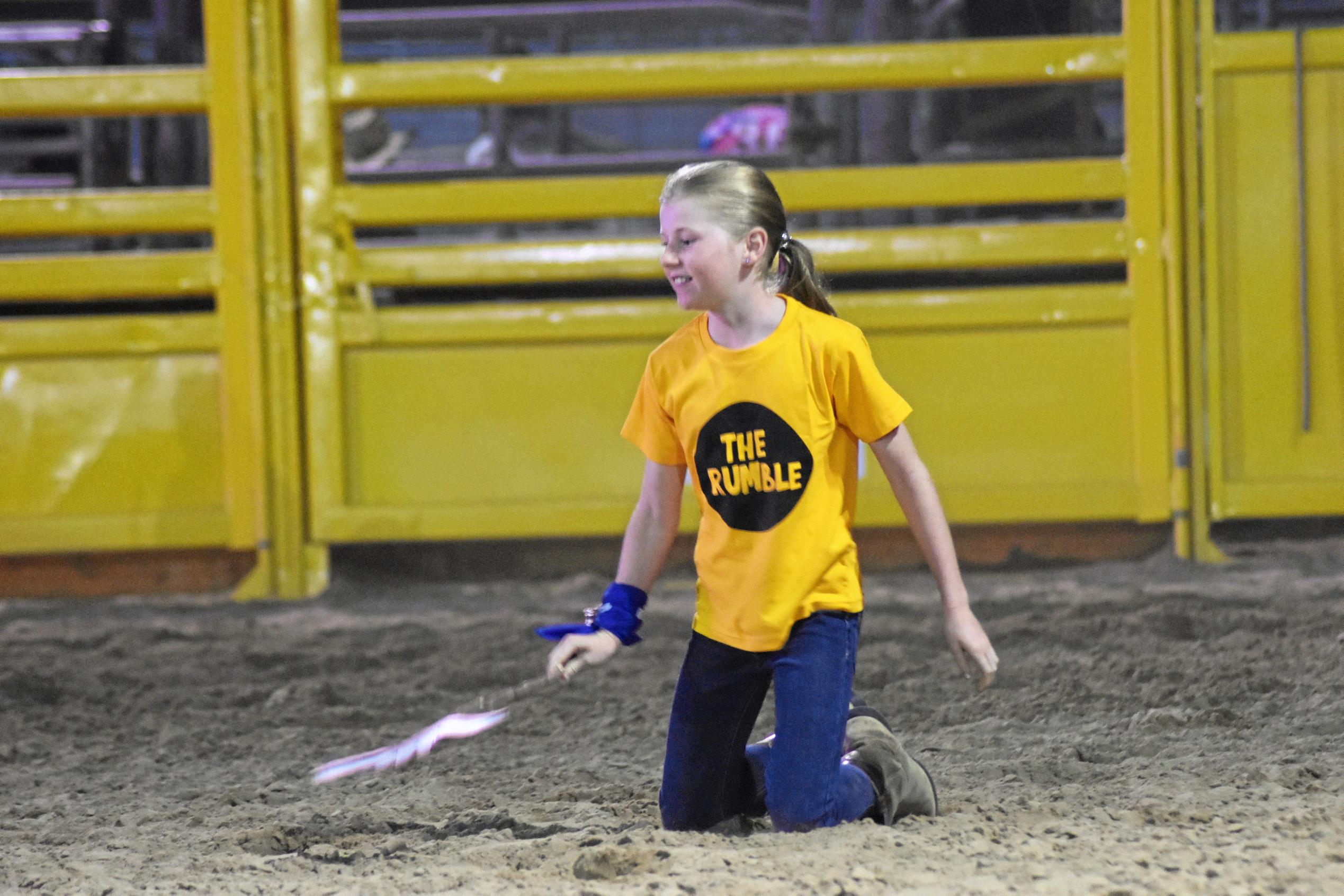 Kids of the Maranoa in the Easter Rumble. Picture: Jorja McDonnell