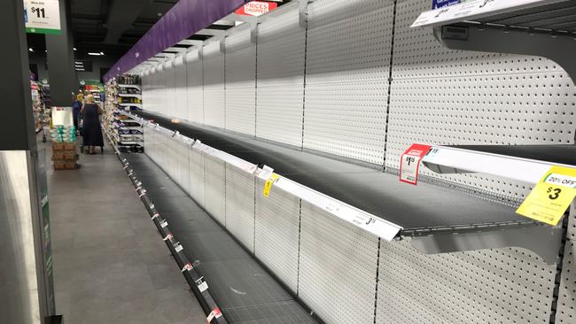 Empty shelves in supermarkets across the country are creating a creeping sense of dread.