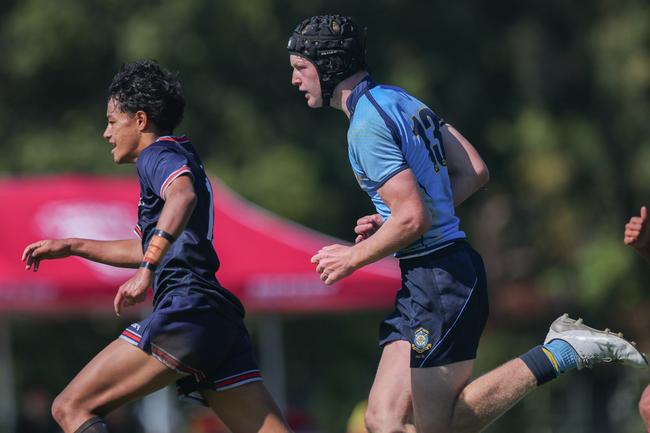 TAS First XV rugby action between St Columban's and Canterbury on Saturday, May 24, 2025. Picture Stephen Archer.