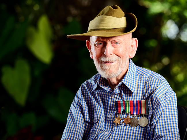 War has had a lasting impact on Donald McDonald, 97. Picture: Alix Sweeney