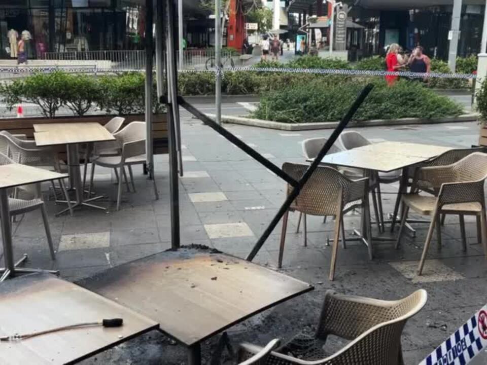 Tables burned, glass shattered: Aftermath of Gold Coast Hilton blaze