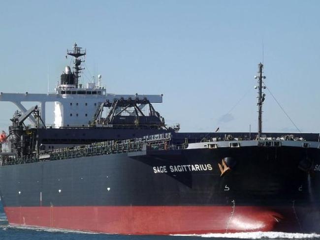 The Panamanian-flagged coal carrying ship Sage Sagittarius