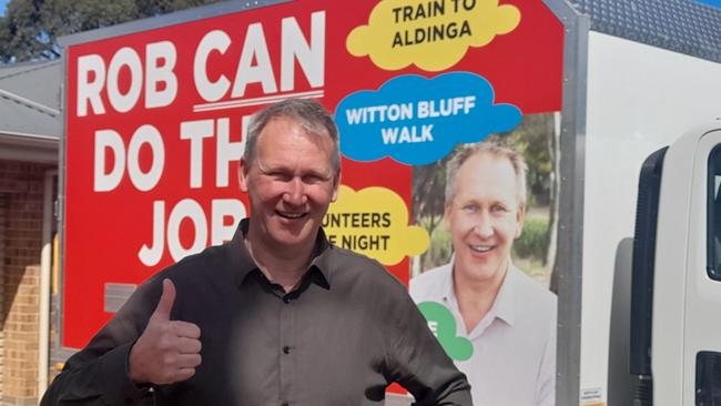 Onkaparinga Council candidate Rob De Jong offered a bottle of Jack Daniels to get his truck back. Picture: Onkaparinga Council Watch.