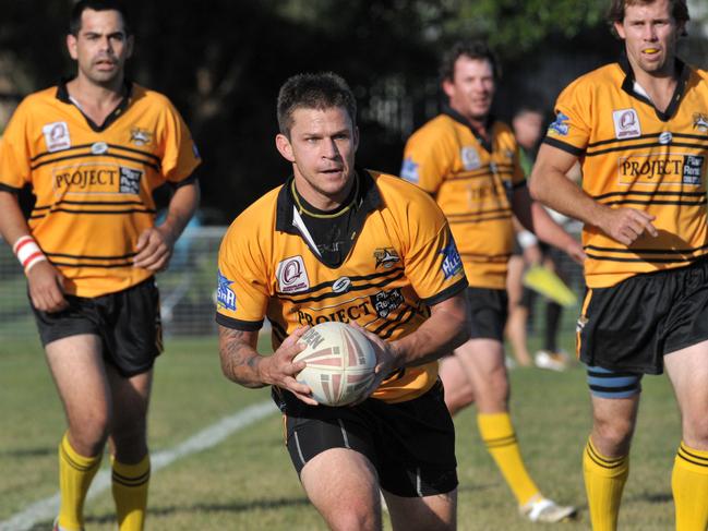 Playmaker Brad Ibbs looks for space against Caboolture Photo: Warren Lynam