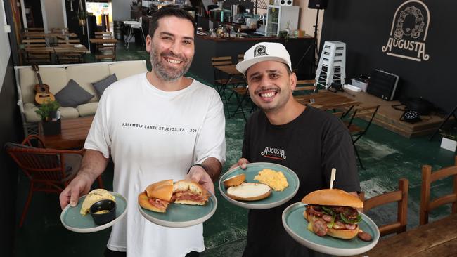 Prepare to step into Sao Paulo when you enter Mermaid Beach’s newest venue Augusta. Owners Marc Freund and Tulio Andreatta with food,drink and music galore. Picture Glenn Hampson