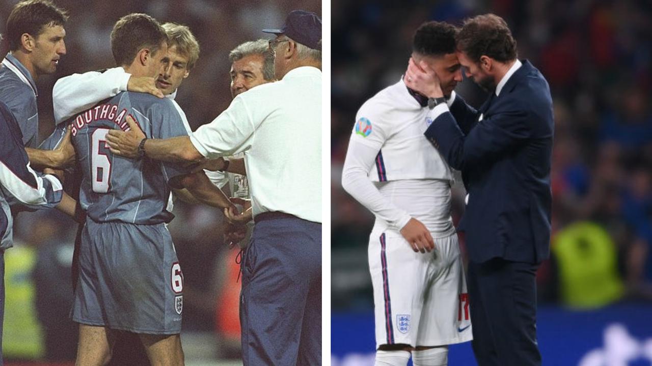 Gareth Southgate re-lived his pain 25 years later.