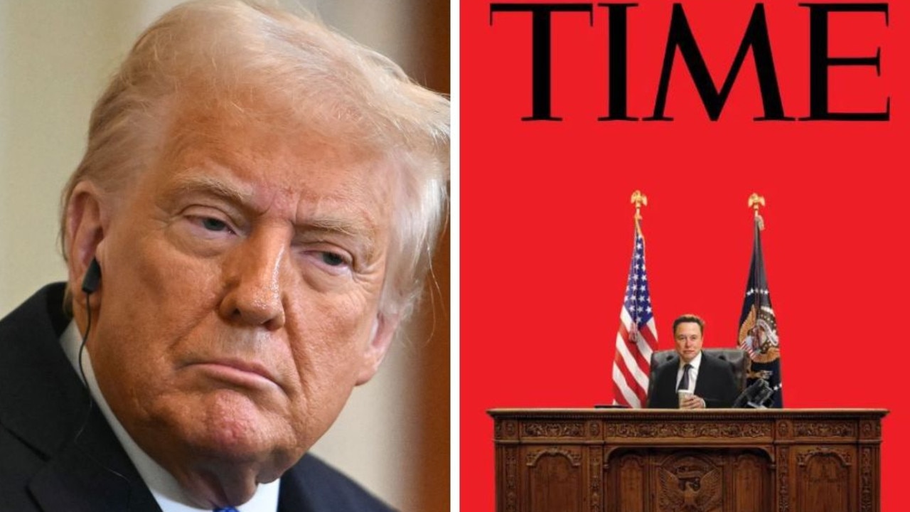 Trump turns on Time mag after Musk pictured at his desk