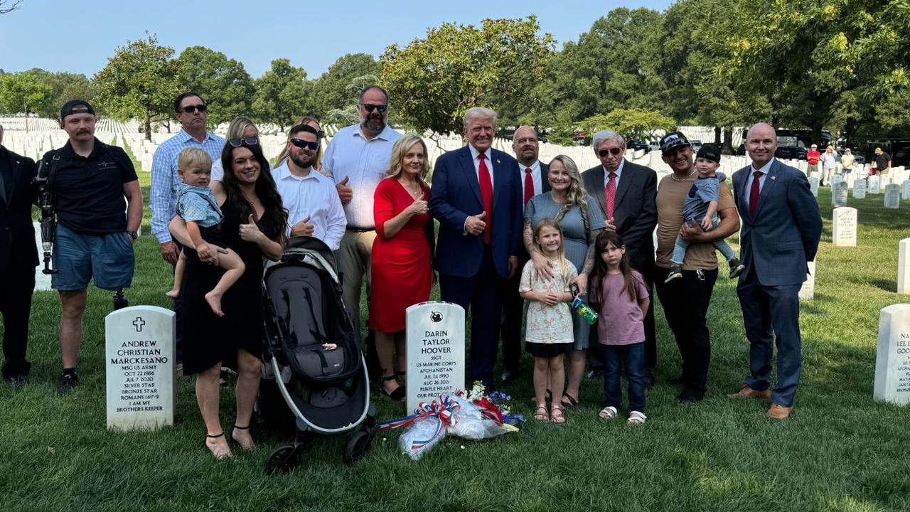 Am image from social media taken from within the restricted section 60 of the cemetery where photographers were not allowed. Picture: Twitter.