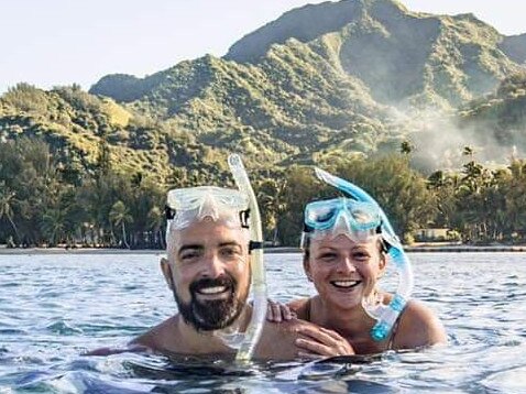 The pair are stranded in the Cook Islands.