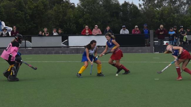Gympie hosted the 2021 Under 13 Girls State hockey championships over the last four days, with Brisbane teams taking out two of the three division titles. Pictures: Josh Preston