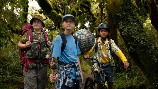 From left: Reuben Francis, Elizabeth Atkinson and Terence Daniel in Rachel House's debut film, The Mountain.