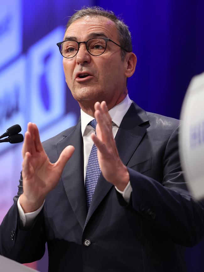 Premier Steven Marshall during the SA Press Club debate. Picture: NCA NewsWire / David Mariuz