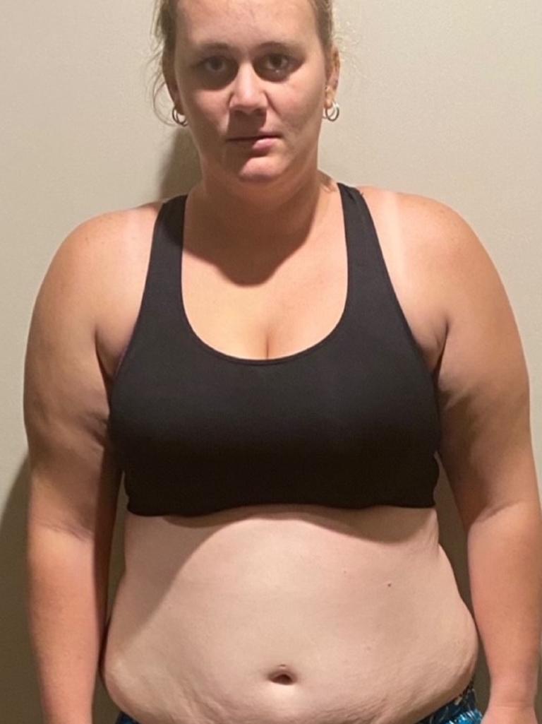 Elyse Hargrave has lost 60kg. Picture: Supplied