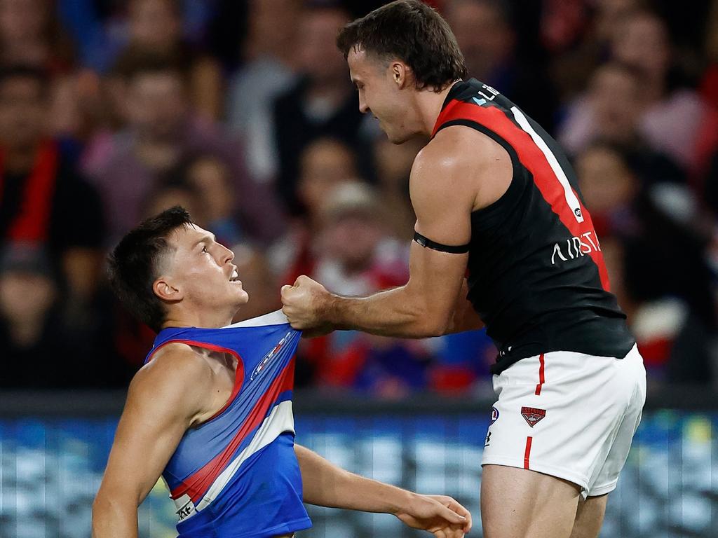 The Essendon edge was back on Friday night. Picture: Getty Images