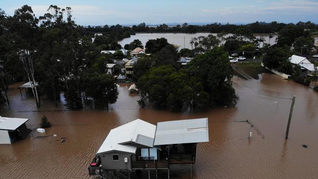 The clean up continues in large parts of NSW and Victoria following this year’s floods. Picture: Toby Zerna